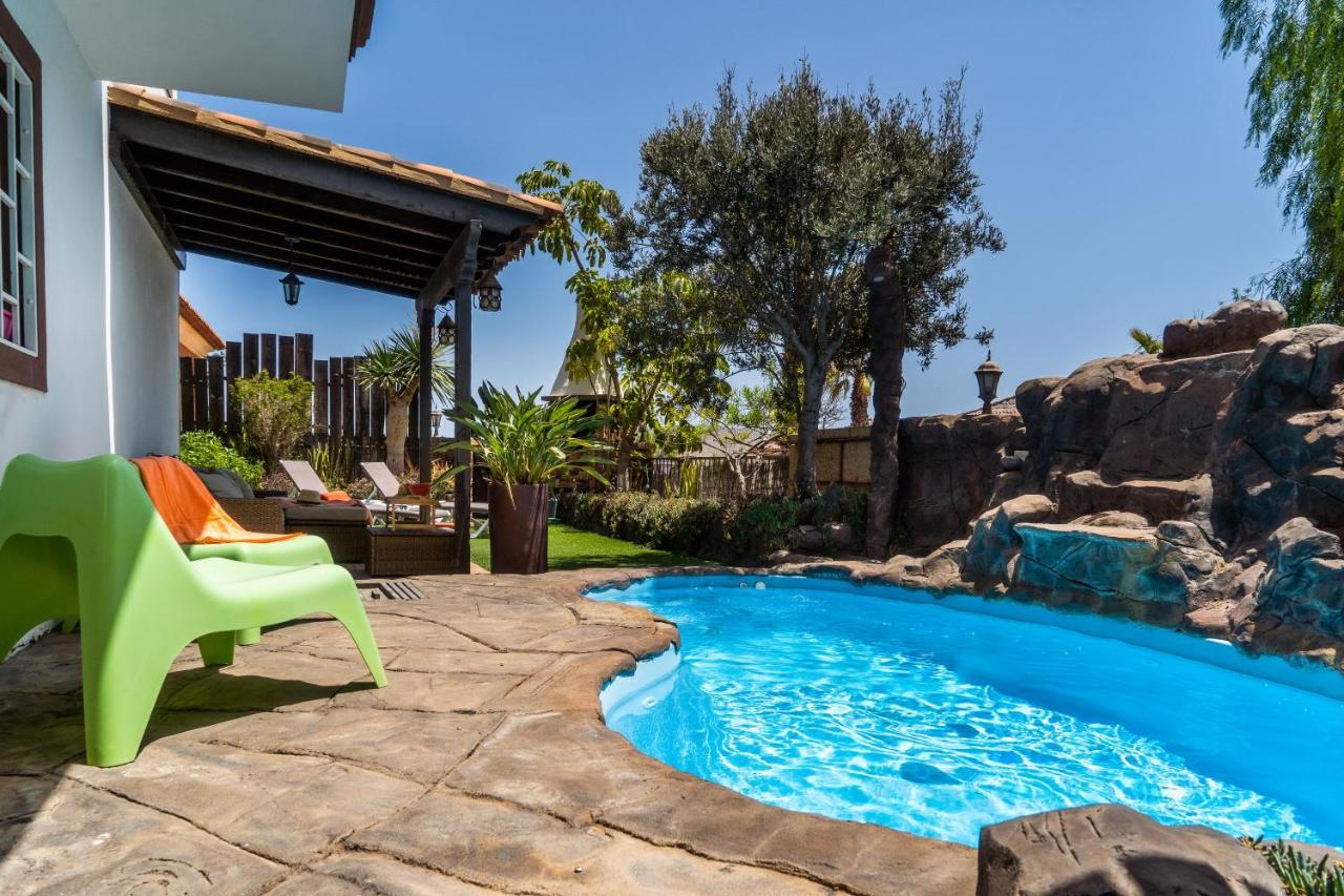 Deluxe Villa Bella Vita Air Con & Heated Pool, Tenerife South Чайофа Экстерьер фото